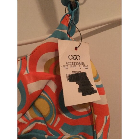 Cato Women's Print HandBag Crossbody Bag Purse Colorful Multi-Color - Picture 3 of 10